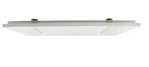 Danios I -Suspendido/ Empotrado en techo Acab. Blanco. 595X595mm LED 30W. blanco frío, 100-240V, 40,000h. 80º 3300lm. Incluye equipo p/suspensión