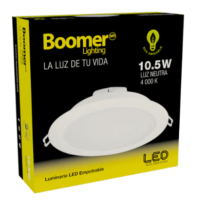 Luminario LED Empotrable 10.5 W 4 000 K