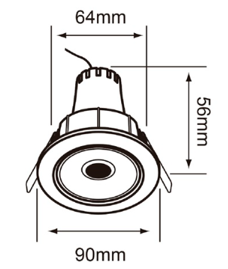 INTERIOR EMPOTRADOS LED5.5W100-240V3000K