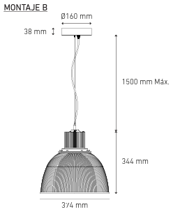 CAMPANA 14/80 80W 100-305V 60K GR AC (A)