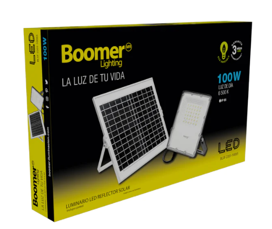 Luminario LED Reflector Óptico Solar 100 W 6 500 K