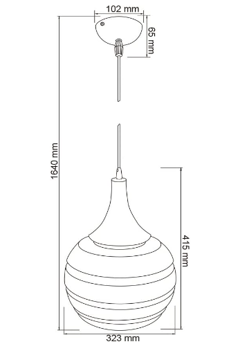 INTERIOR SUSPENDIDOS S/L100-240VE27