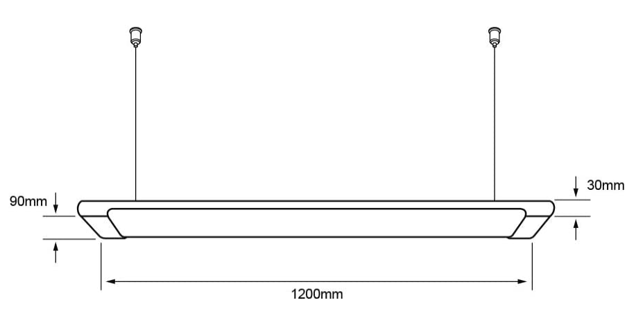 INTERIOR SUSPENDIDOS LED40W4000K3200LM