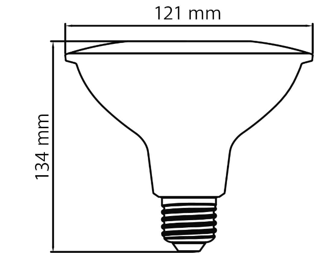 LAMPARA LED PAR38 13W100-240VE273000K