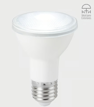 LAMP LED PAR20 9W 100-240V 6500K E27 650LM LUZ DE DIA