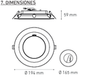 M2300 @ 25W  100-305V 45° 40K BC