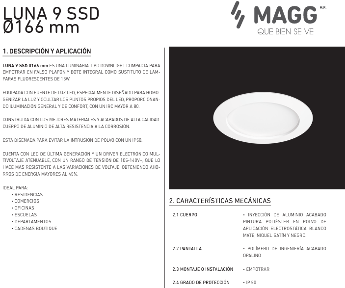 LUNA 9 SS  105-140V AFP 40K BC