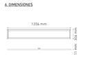 PANEL (30X120) STD 40W 100-240V 40K BC