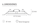 LUNA 6 FLAT  100-240V BF 60K BC