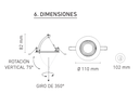 SLASH MINI 8.8W 100-305V 50° 40K BC