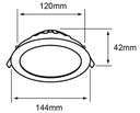 INTERIOR EMPOTRADOS LED 9W100-240V4000K