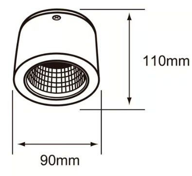 INTERIOR ACENTO SPOT LED10W100-240V3000K