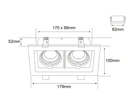 INTERIOR ACENTO EMPOTRADOS S/L100-240V