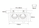 INTERIOR ACENTO EMPOTRADOS S/L100-240V