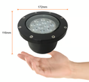 LUM EMPOTRADA EN PISO LED 12W 100-240V 3000K