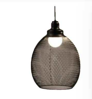 LAMPARA COLGANTE COLOR NEGRO PANAL