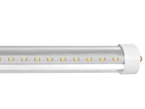 TUBO LED T8 240CM 36W BLANCO FRIO TRANSPARENTE - 1 PIN