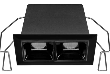 Luminario de empotrar Led Oba, 4w, 100-277v, 50/60hz, 3000°k, marco blanco, difusor blanco