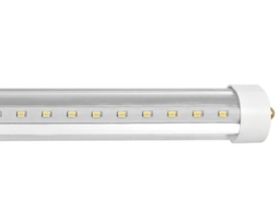 [ATU-007] TUBO LED T8 240CM 36W BLANCO FRIO TRANSPARENTE - 1 PIN