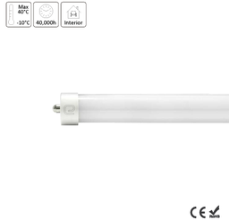 [ATU-008] TUBO LED T8 240CM 36W BLANCO FRIO OPALINO - 1 PIN