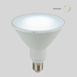 [PAR38D-LED/18/65H] Par38 luz de día 18W 100-127V 40° Base E26 1300lm. 25,000h 120x133mm Atenuable