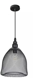 [OVALO-6157] LAMPARA COLGANTE COLOR NEGRO OVALO